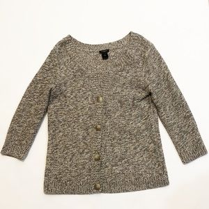 Ann Taylor knit button up sweater
